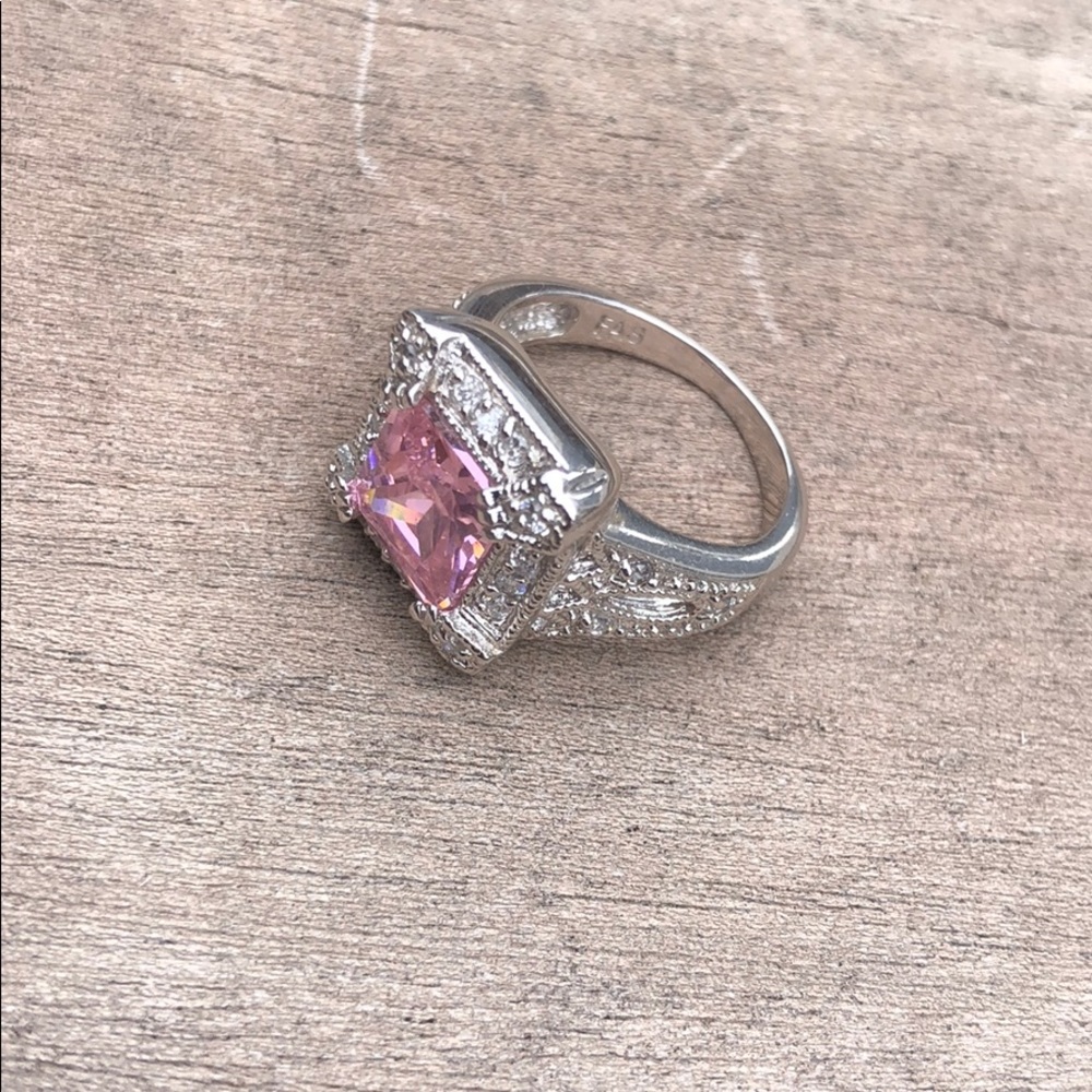 Pink Statement Ring - image 4